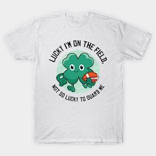 St. Patrick's Day American Football Shamrock Clover Rugby T-Shirt